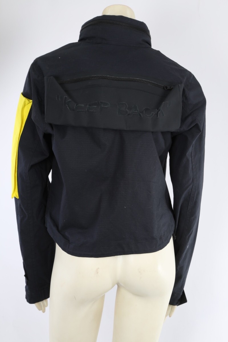 アウターその他 OFF-WHITE x Nike Women's Running Jacket Black Yellow FW 19 WMNS) Nike x Off-White Running Jacket 'Black Yellow' BV8041-010