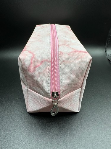 PINK MARBLED MAKE AND COSMETIC ACCESSORIES BAG - Picture 3 of 3