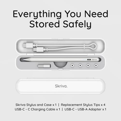 Stylus Pen for iPad with Tilt Sensitivity, Palm Rejection, Magnetic Attachment