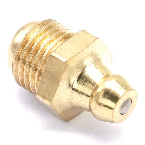 Metric BSP NPT Male Thread Brass Hex Grease Zerk Nipple Fittings For Grease Gun - Picture 34 of 119