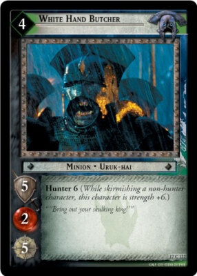 LOTR: White Hand Butcher [Ungraded] The Rise of Saruman Lord of the Rings TCG De