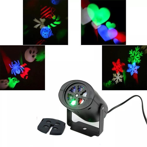 Halloween Christmas LED Laser Light Projector Snowflake House Party Stage Lamp - Picture 15 of 16