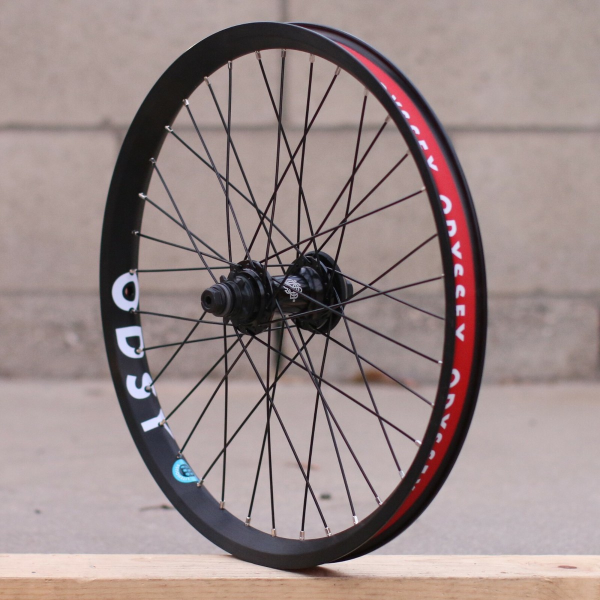 ODYSSEY BMX C5 FRONT OR ANTIGRAM v2 CASSETTE BICYCLE WHEEL BLACK