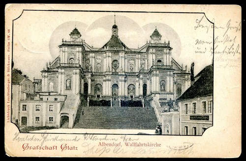 GERMANY Albendorf/ POLAND Wambierzyce Postcard 1903 Church