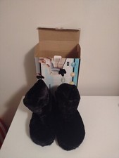 Spa Massage Memory Foam Massaging Booties Black Women s Size Small 6-8 'NEW'