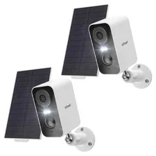 ieGeek Outdoor 2K Wireless Solar Security Camera Home Battery WIFi CCTV System