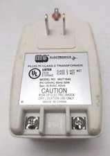 Mgt-1640 Ac 16v Transformer 40va Plug In Adapter For Electronics Doorbell Tested