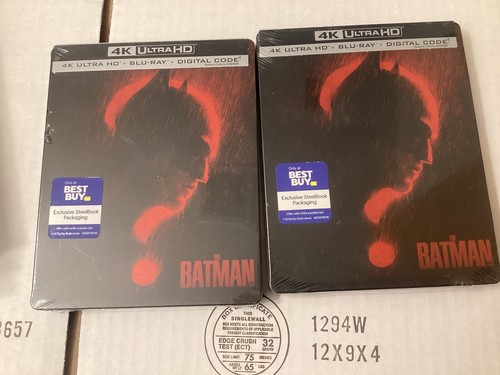 The Batman Steelbook 4K UHD /Blu-ray 2022 code expired Brand new read