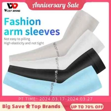 UVSun Protection Sport Arm Sleeves Cycling Running Fitness Sunscreen Arm Warmers