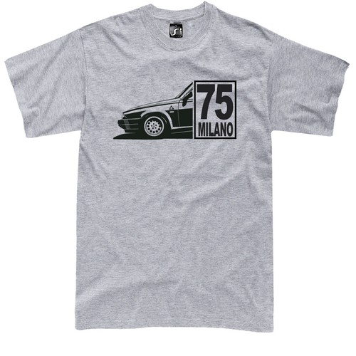 T-shirt per fan Alfa Romeo 75 classica V6 3.0 2.5 twin scintilla turbo busso t-shirt - Foto 12 di 13