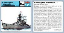 Chasing The 'Bismarck' : I - 1941 - War At Sea - WW2 Edito-Service SA 1977 Card
