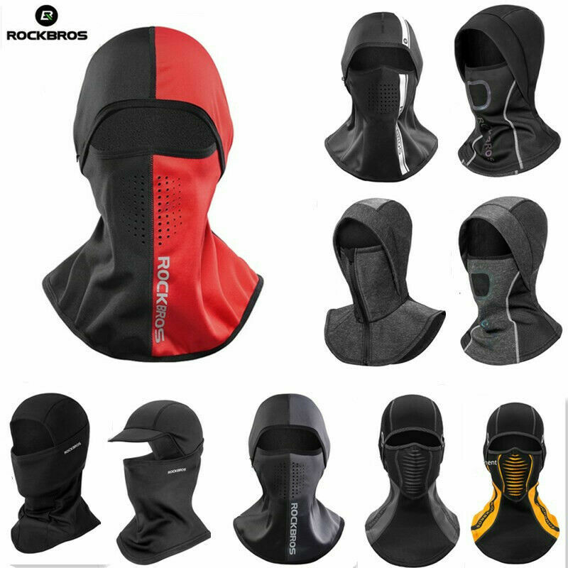 RockBros Winter Warm Cycling Headwear Riding Face Balaclava Winderproof Ski  Cap