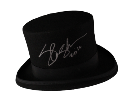 SLASH SIGNED AUTOGRAPH SIGNATURE TOP HAT - GUNS N' ROSES ICON