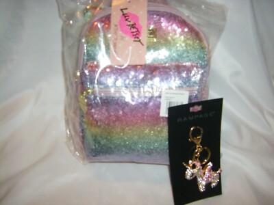 Betsey Johnson LB Sky Sequin Backpack & Unicorn Crystal  display picture 1