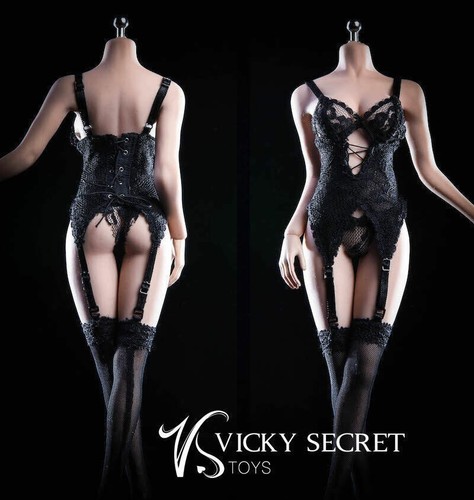 VSTOYS 18XG29A 1/6 Sling Stockings Underwear Female Soldier Figure Clothes toys - Picture 6 of 8