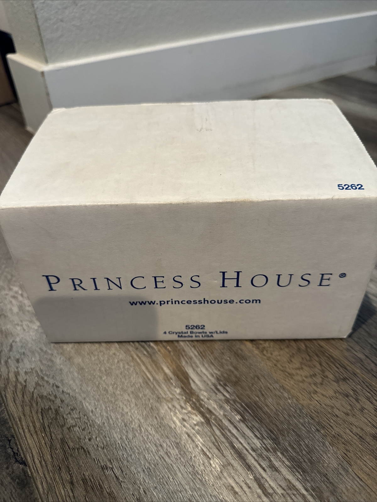 Princess House Fantasia Ovenware Set of 4 Crystal Bowls/Ramekins With