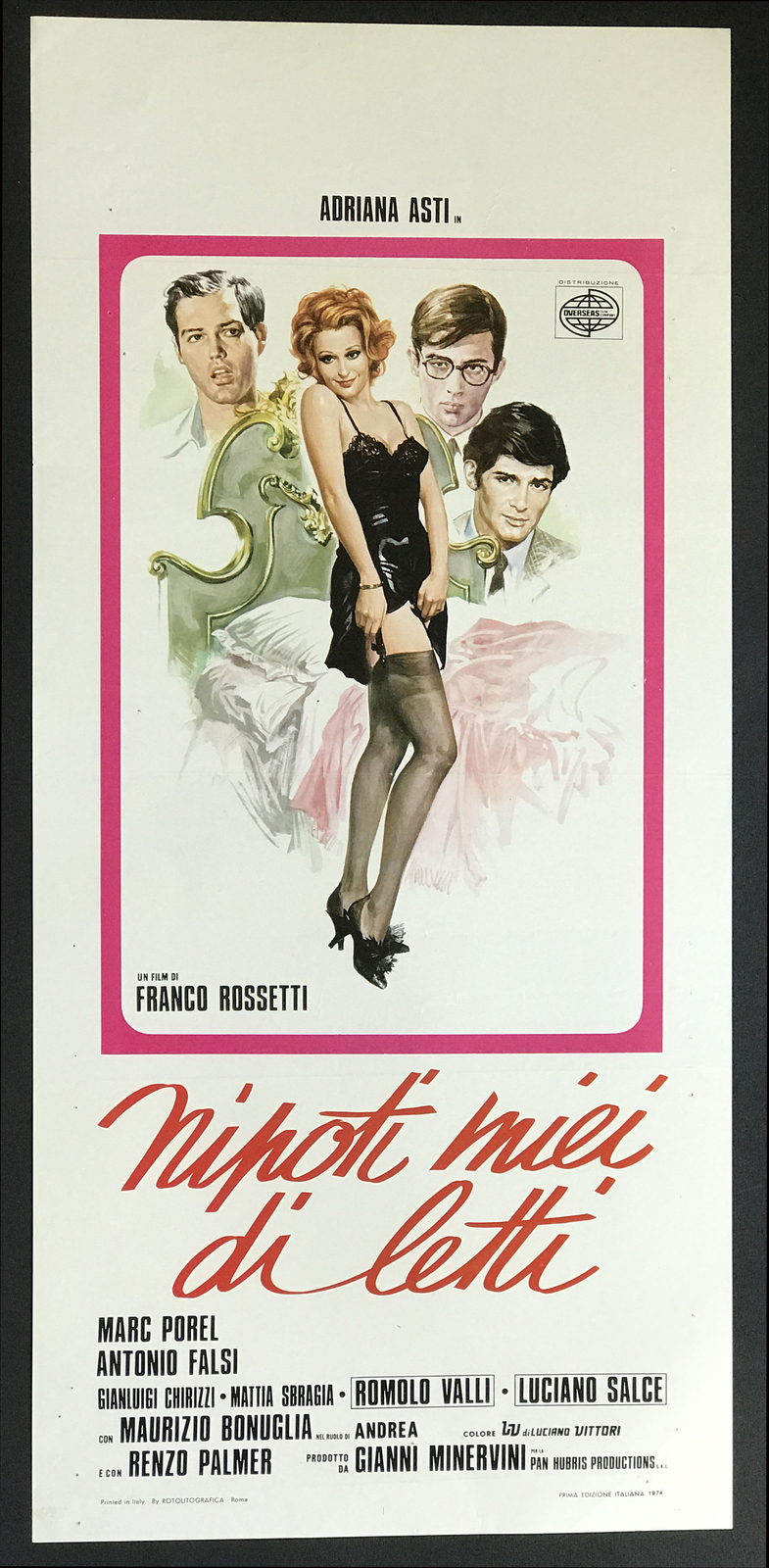 Locandina originale film Nipoti miei diletti (1974) - Regia di Franco Rossetti