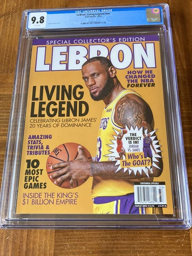 LeBron James Living Legend CGC 9.8 White (ClassicCovers)- Not Sports Illustrated