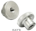 KNURLED THUMB NUTS STAINLESS STEEL HAND GRIP KNOBS M2 M2.5 M3 M4 M5 M6 M8 M10