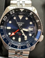 Seiko 5 Five Sports SSK003 GMT Automatic Watch SSK003J1  Blue Dial Made in Japan