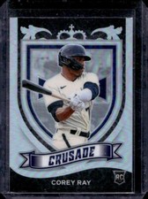 Corey Ray RC 2021 Paini Chronicles Crusade Silver Prizm #12 - Milwaukee Brewers