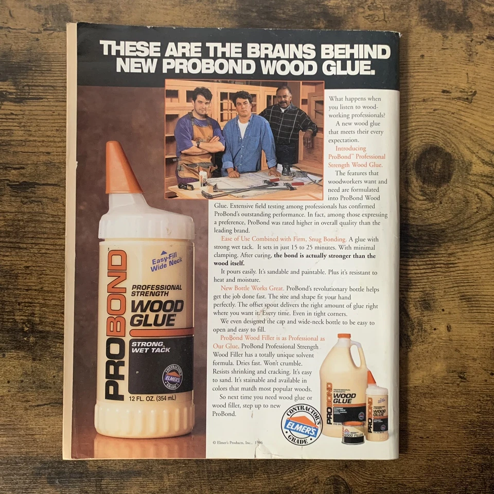 Vintage Wood Magazine November 1996 Build This Classic Country Collection - Image 4 of 4
