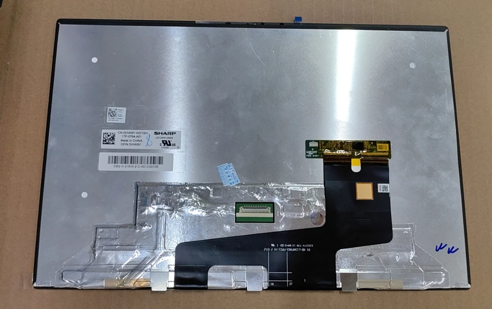 500nit 13.4" WUXGA TOUCH LAPTOP LCD SCREEN FOR DELL XPS 9310 P117G 16:10 - Image 2 of 2