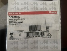 WIREMOLD G-6001DA NIB CLIP 6000 SERIES GRAY  (PACK OF 3)