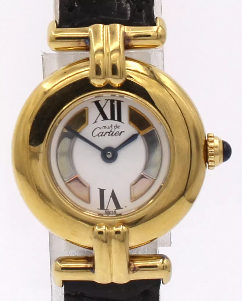 Cartier vermeil ladies clearance watch