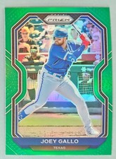 2021 Prizm Green Prizm #153 Joey Gallo Texas Rangers Baseball Card