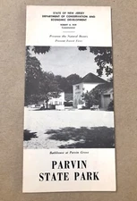 Parvin State Park, Vintage Map (New Jersey Dept of Conserv. & Econ Dev) VG!