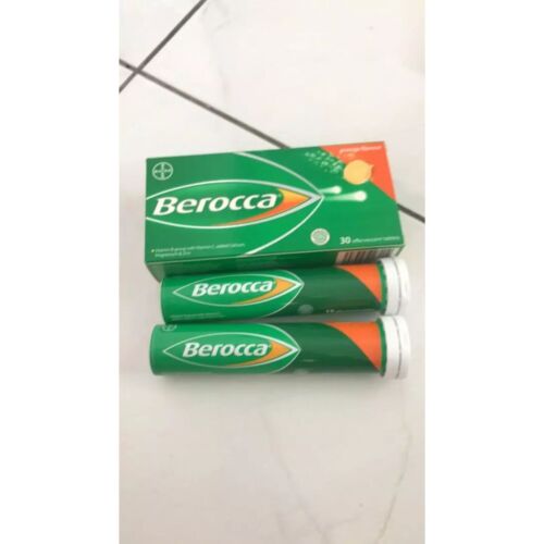 Berocca Energy Orange Effervescent Tablets 30s 12 Essential Vitamins Mineral New - Picture 9 of 12