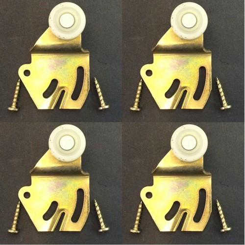 Johnson, 1452556, armario, rodillo de puerta de armario, espalda, desplazamiento de 3/8"", nailon wh - Imagen 10 de 10