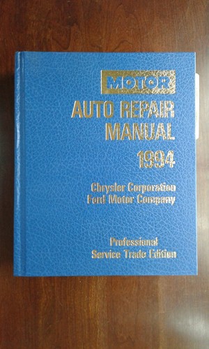 Motor Auto Repair Manual 1994 Chrysler/Ford 1991–1994 57th Ed. Vol. 2 - 第 1/1 張圖片