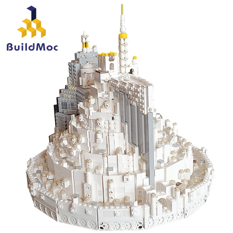 DIY Model Building Blocks Set for Minas Tirith MOC Bricks Toys