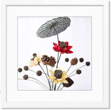 24x24 Frame White, Display 20x20 Picture With Mat Or 24x24 Picture Without Mat