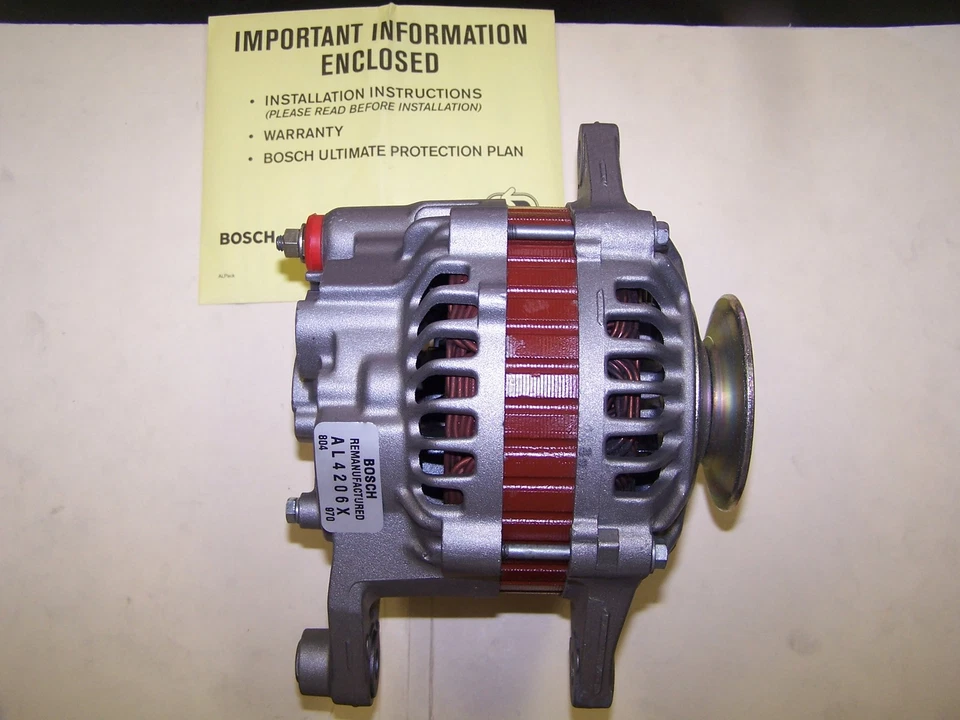 AL4206X Remanufactured by Bosch Alternator fits Mazda 929 MPV Mercury Capri XR2 - Image 2 of 4