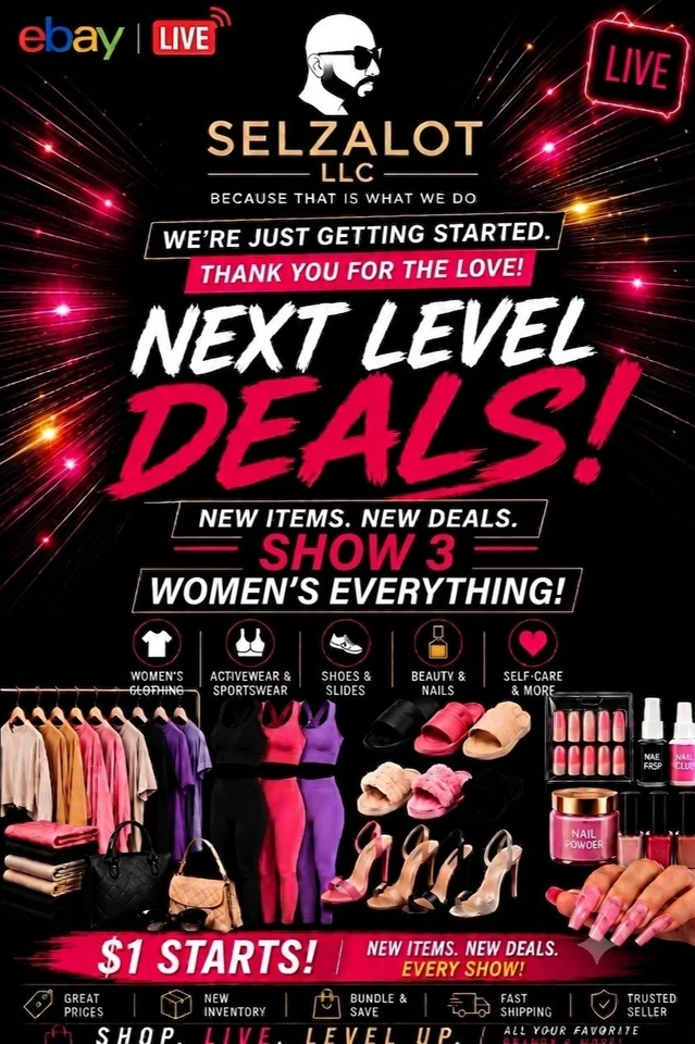 $2 STARTS! Women's Fashion, Activewear, Shoes & Beauty | New With Tags