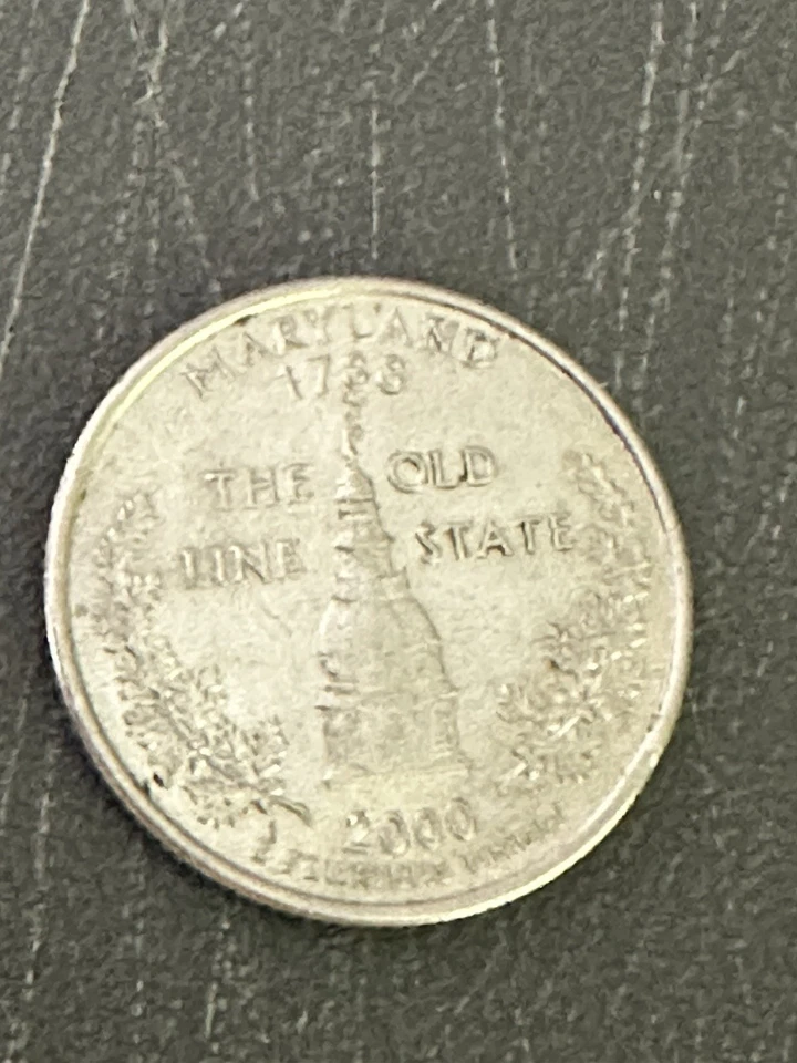 2000 P Maryland State Quarter The Old Line State 1788 (Rare)($300-$900 Value) - Image 2 of 2