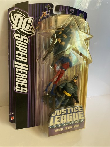 DC Super Heroes Justice League Unlimited 3-Pack Huntress The Atom Batman - Picture 5 of 10