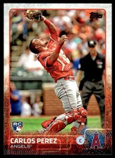 2015 Topps Update Carlos Perez Rookie Los Angeles Angels #US48