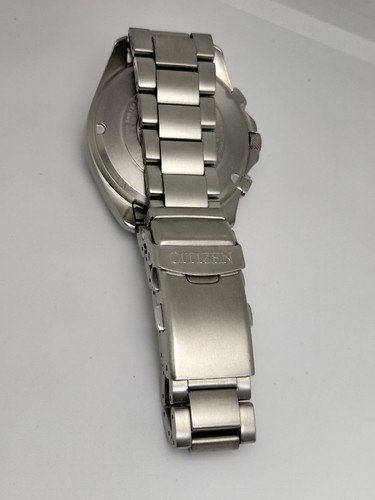 Citizen Promaster CB5920-86E Chronographe Titane Blk SLV 20Bar Solaire Montre - Photo 10 sur 10