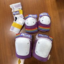 Moxi Skate Pad Set of 6 Size S/M Rainbow Lave...