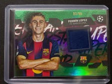 Topps UCC Flagship Fermin Lopez Soccer Card EX Fermin Lopez Rookie Card. rookie card picture