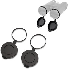 Binocular Lens Cover Objective Lens Caps Rubber 2 Pack - Snug Fit Protective HD