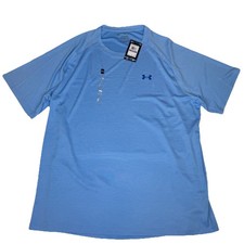 Under Armour Men's Tech Textured Tee Men  s Size 2XL Horizon Blue Brand New