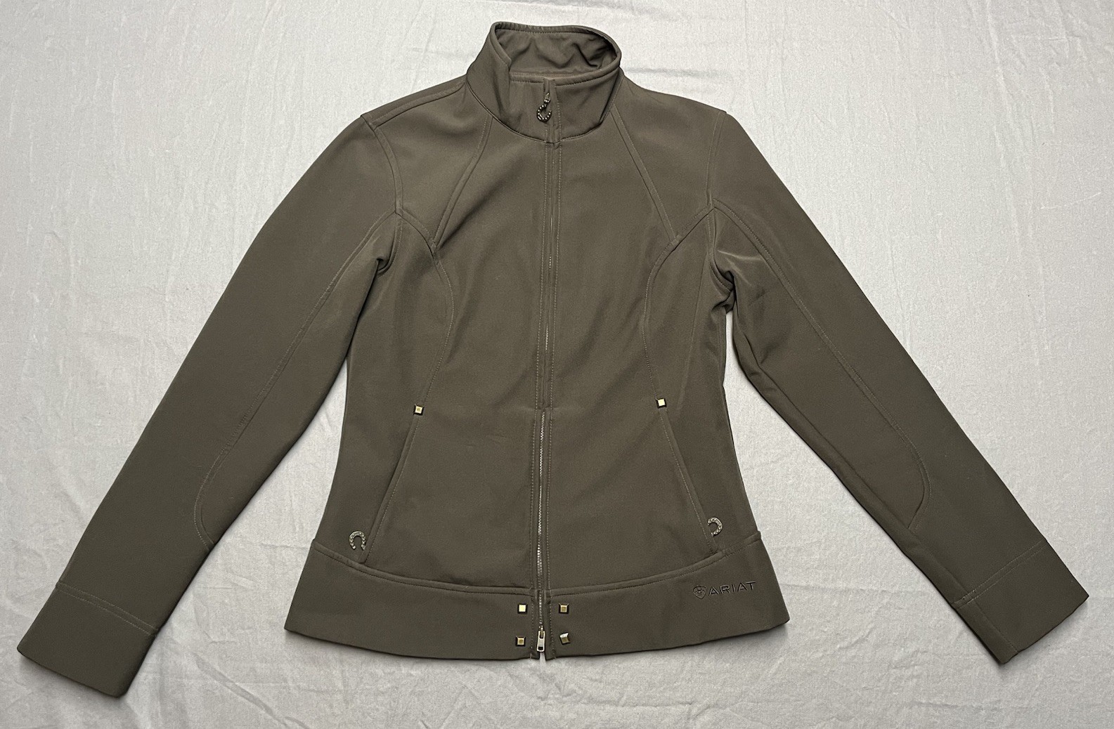 Ariat Softshell Jacket Fleece-Leopard Lined Horse… - image 1