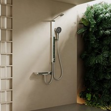 Duschsystem Duschset Regendusche Thermostat D...