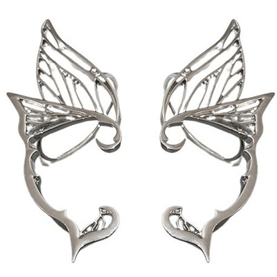 Butterfly Earrings for Women Girls Halloween Costume Elf Ear Cuffs