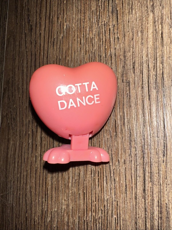 Valentines Day Pink Heart Wind Up Toy Gotta Dance